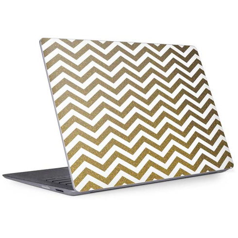 Gold Chevron Surface Laptop 2 Skin