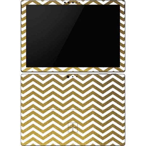 Gold Chevron Surface Pro 6 Skin
