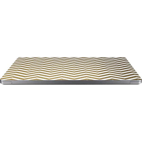 Gold Chevron Laptop Skins