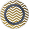 Gold Chevron Wireless Charger Skin