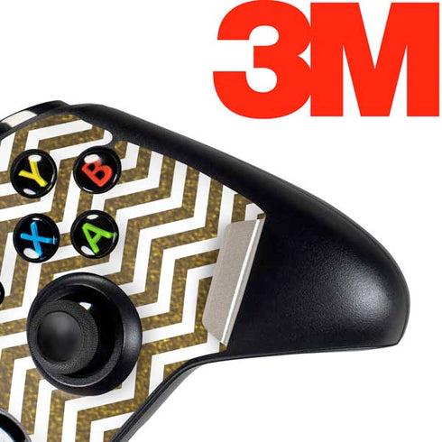 Gold Chevron Xbox One Controller Skin