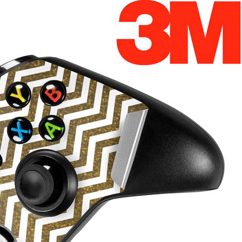 Gold Chevron Xbox One S Controller Skin