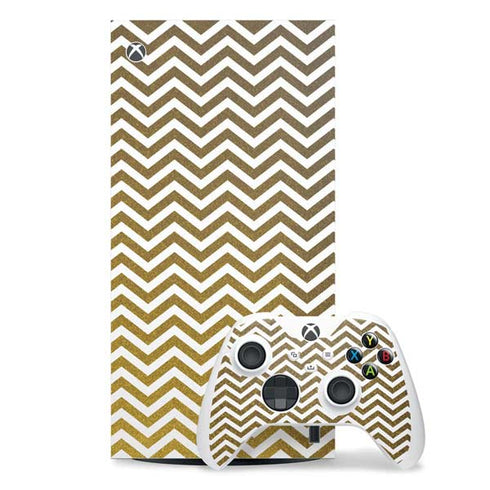 Gold Chevron Xbox Series X Skins