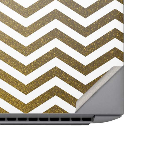 Gold Chevron HP ZBook Fury 16 G10 Skin