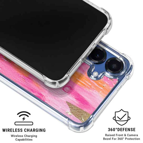 Gold Dust by Etta Vee Galaxy S25 Clear Case