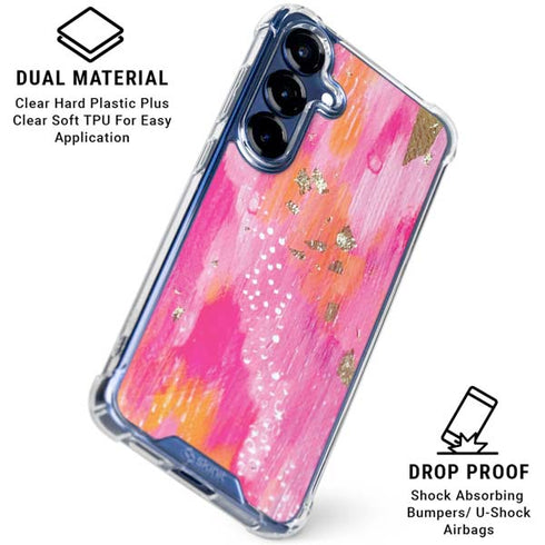 Gold Dust by Etta Vee Galaxy S25 Clear Case