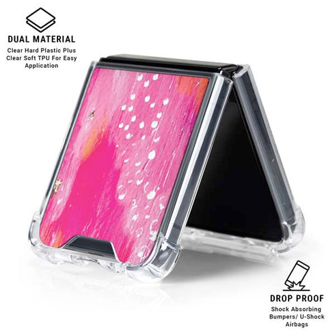 Gold Dust by Etta Vee Galaxy Z Flip6 Clear Case
