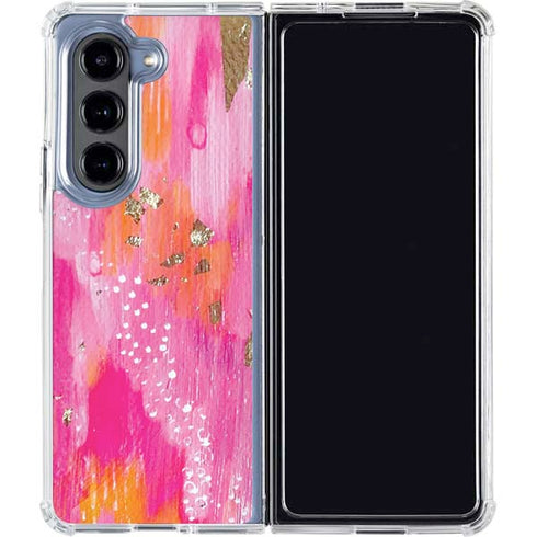 Gold Dust by Etta Vee Galaxy Z Fold5 5G Clear Case