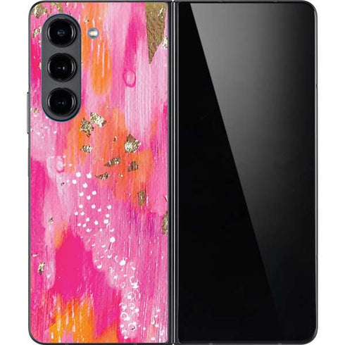 Gold Dust by Etta Vee Galaxy Z Fold5 5G Skin