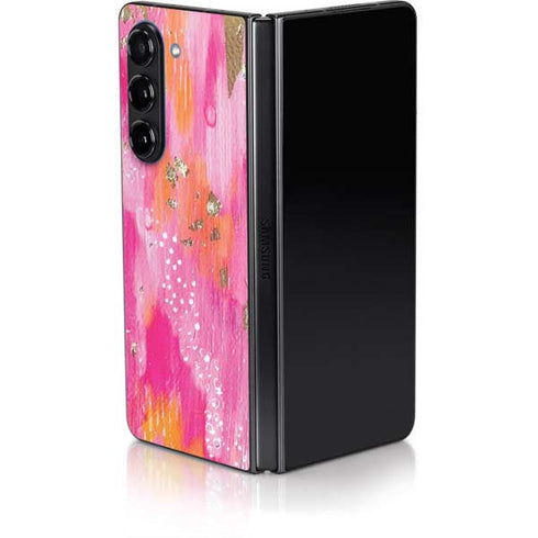 Gold Dust by Etta Vee Galaxy Z Fold5 5G Skin