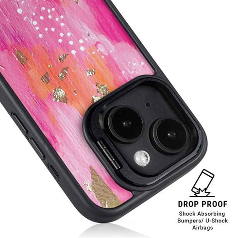 Gold Dust by Etta Vee iPhone 14 Kickstand Case