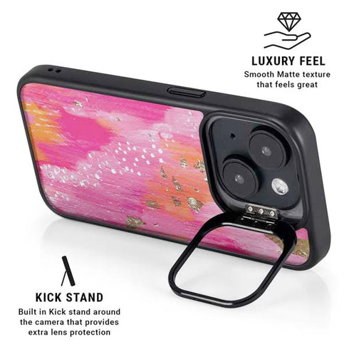 Gold Dust by Etta Vee iPhone 14 Plus Kickstand Case