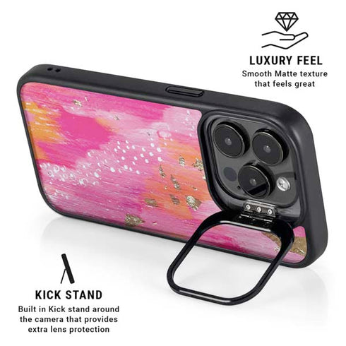 Gold Dust by Etta Vee iPhone 15 Pro Kickstand Case