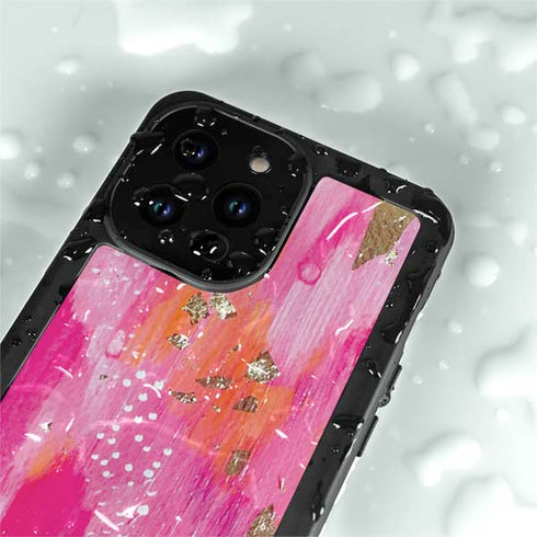Gold Dust by Etta Vee iPhone 15 Pro Waterproof Case