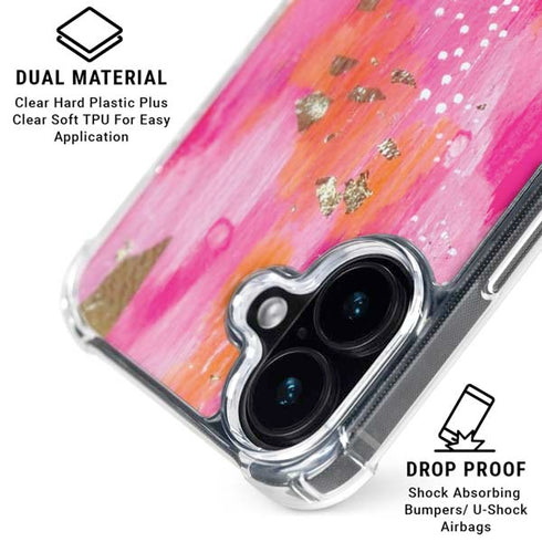 Gold Dust by Etta Vee iPhone 16 Clear Case