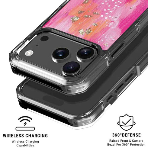 Gold Dust by Etta Vee iPhone 18 Pro Clear Case