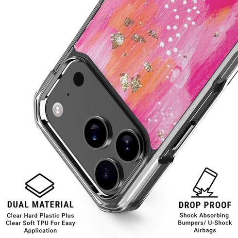 Gold Dust by Etta Vee iPhone 18 Pro Clear Case