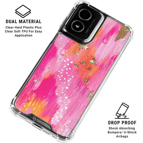 Gold Dust by Etta Vee Moto G Power 5G (2024) Clear Case