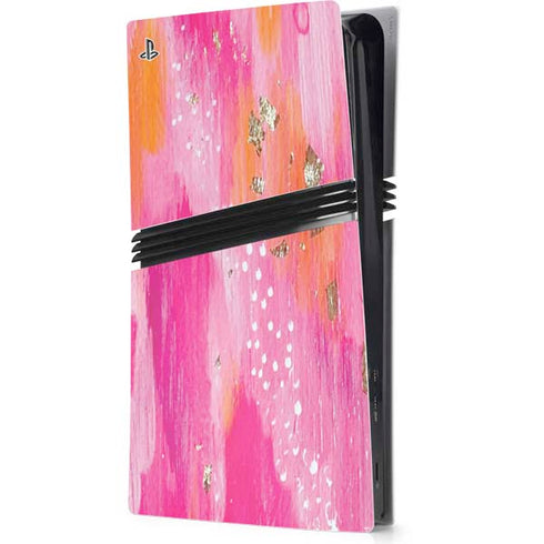 Gold Dust by Etta Vee PS5 Pro Console Skin