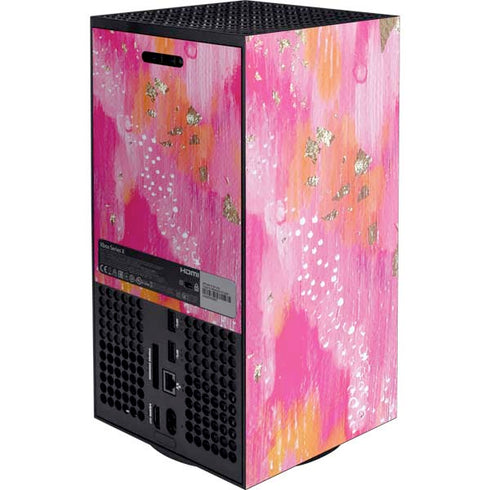 Gold Dust by Etta Vee XBox Series X Digital Edition Console Skin