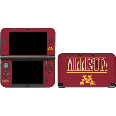 University of Minnesota Athletic Text Nintendo Skins