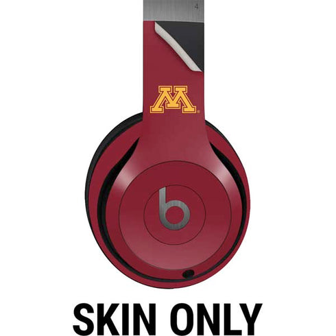 University of Minnesota Athletic Text Beats Solo 4 Wireless Headphones Skin