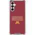 University of Minnesota Athletic Text Galaxy A16 5G Clear Case