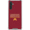 University of Minnesota Athletic Text Galaxy A17 Clear Case