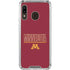 University of Minnesota Athletic Text Galaxy A30 Clear Case
