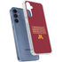 University of Minnesota Athletic Text Galaxy A55 5G Clear Case