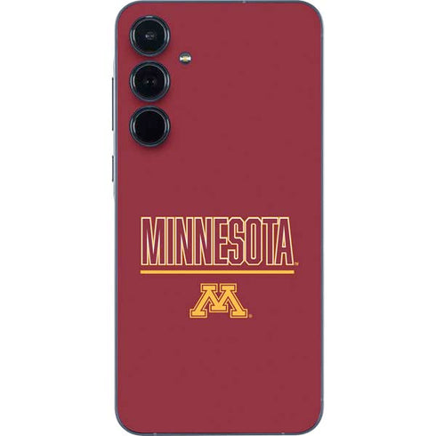 University of Minnesota Athletic Text Galaxy A55 5G Skin