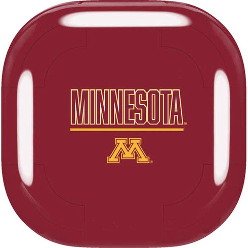 University of Minnesota Athletic Text Galaxy Buds Live Skin