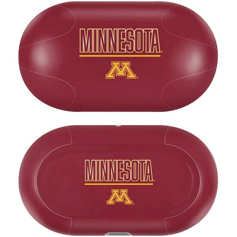 University of Minnesota Athletic Text Galaxy Buds Plus Skin