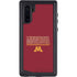 University of Minnesota Athletic Text Galaxy Cases