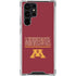 University of Minnesota Athletic Text Galaxy S23 Ultra Clear Case