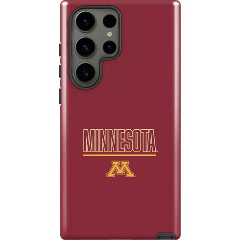 University of Minnesota Athletic Text Galaxy S23 Ultra Pro Case