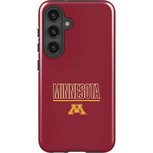 University of Minnesota Athletic Text Galaxy S25 Impact Case