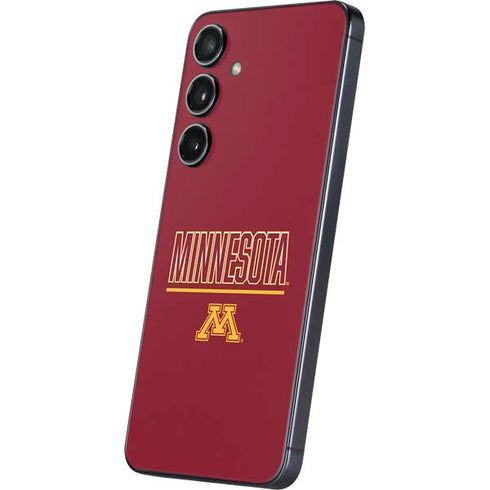 University of Minnesota Athletic Text Galaxy S25 Plus Skin