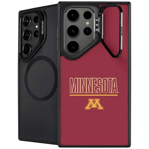 University of Minnesota Athletic Text Galaxy Cases