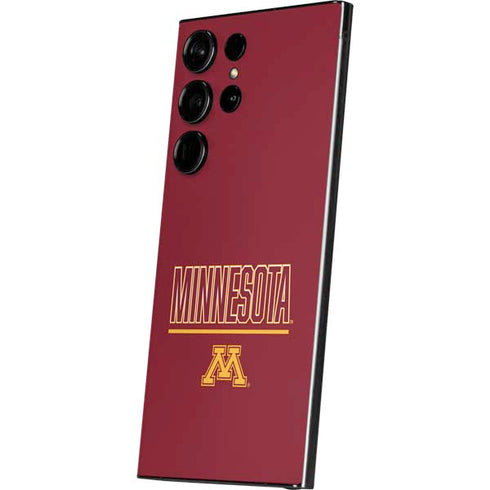 University of Minnesota Athletic Text Galaxy S24 Ultra Skin
