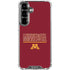 University of Minnesota Athletic Text Galaxy S26 Plus Clear Case