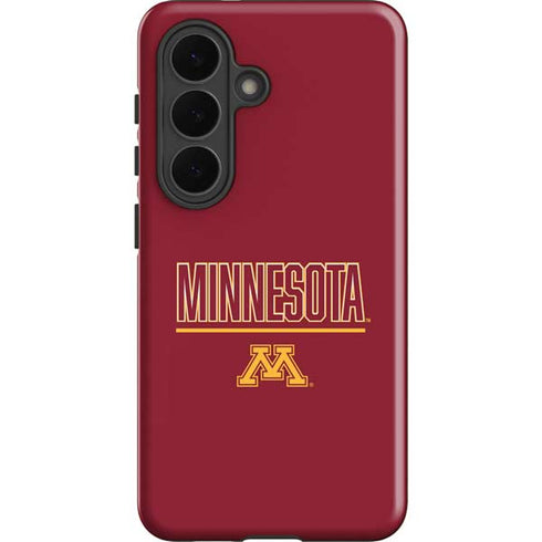 University of Minnesota Athletic Text Galaxy S26 Plus Impact Case