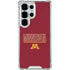 University of Minnesota Athletic Text Galaxy S26 Ultra Clear Case