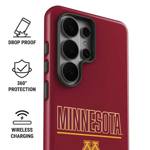 University of Minnesota Athletic Text Galaxy S26 Ultra Impact Case