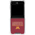 University of Minnesota Athletic Text Galaxy Z Flip6 Clear Case