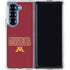 University of Minnesota Athletic Text Galaxy Z Fold6 Clear Case
