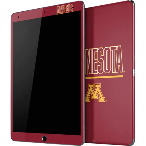 University of Minnesota Athletic Text iPad Skins