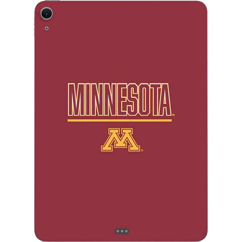 University of Minnesota Athletic Text Apple iPad Air Skin