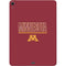 University of Minnesota Athletic Text Apple iPad Air Skin