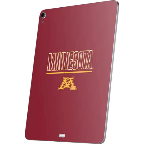 University of Minnesota Athletic Text Apple iPad Air Skin